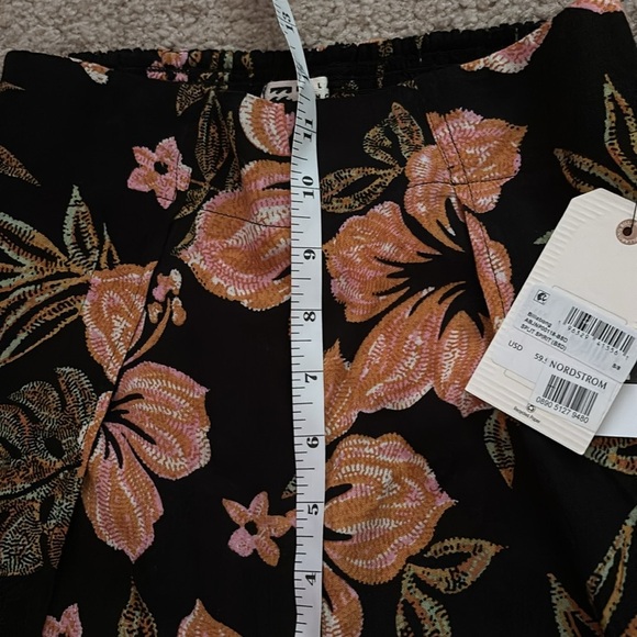 Billabong Split Spirit Floral Wide Leg Pants size small NWT - Picture 4 of 10